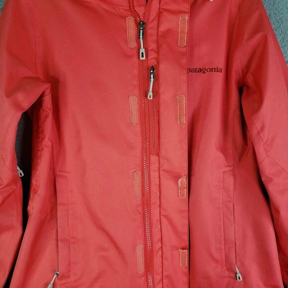 Patagonia Snowbelle Jacket Women's Small Recco H2NO Removable Hood Pink Flaw - Picture 12 of 16
